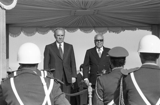 Alexei Kosygin visits Tunisia