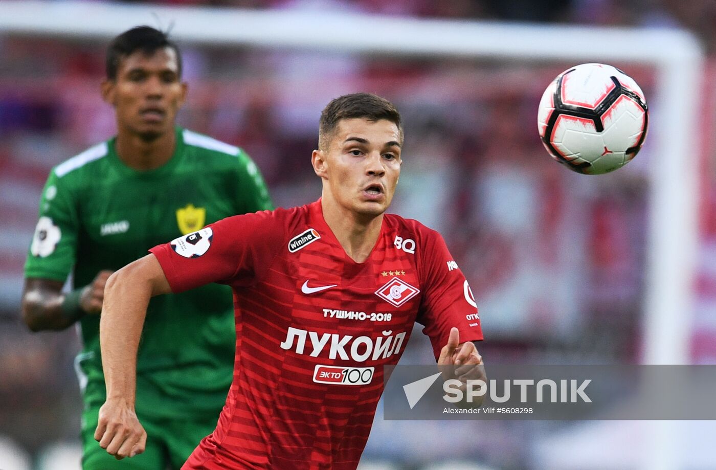 Football. Russian Premier League. Spartak vs. Anzhi