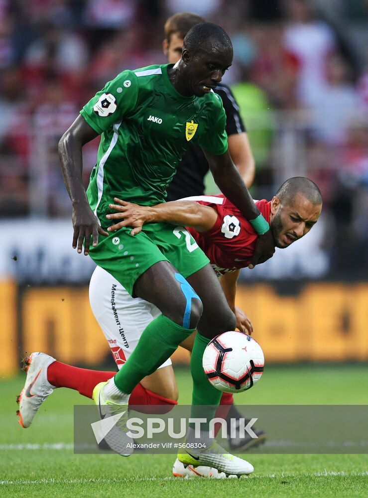 Football. Russian Premier League. Spartak vs. Anzhi