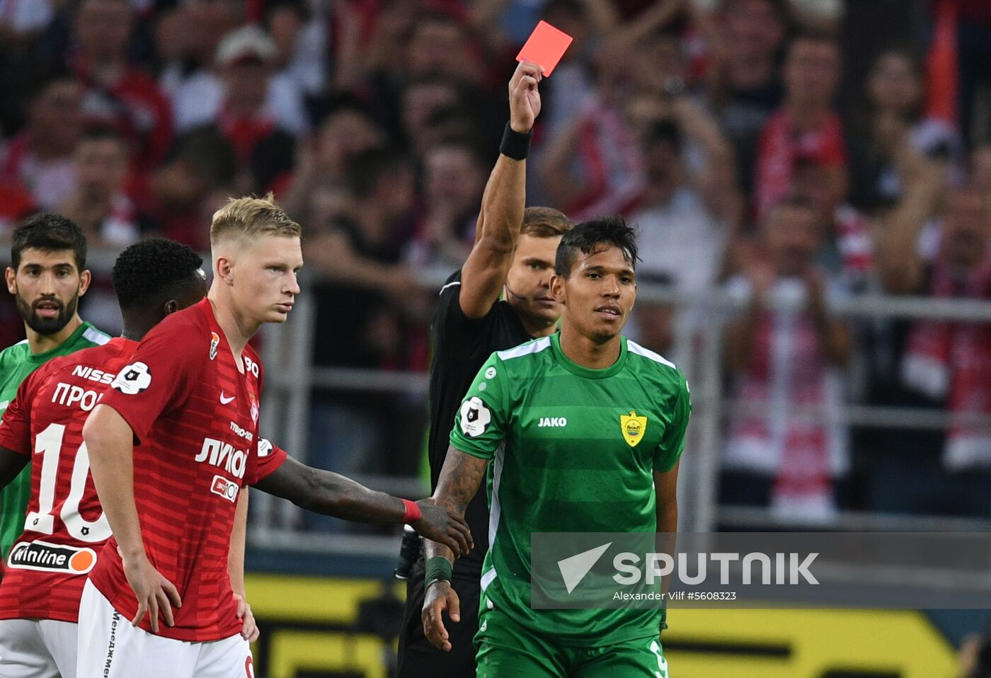 Football. Russian Premier League. Spartak vs. Anzhi
