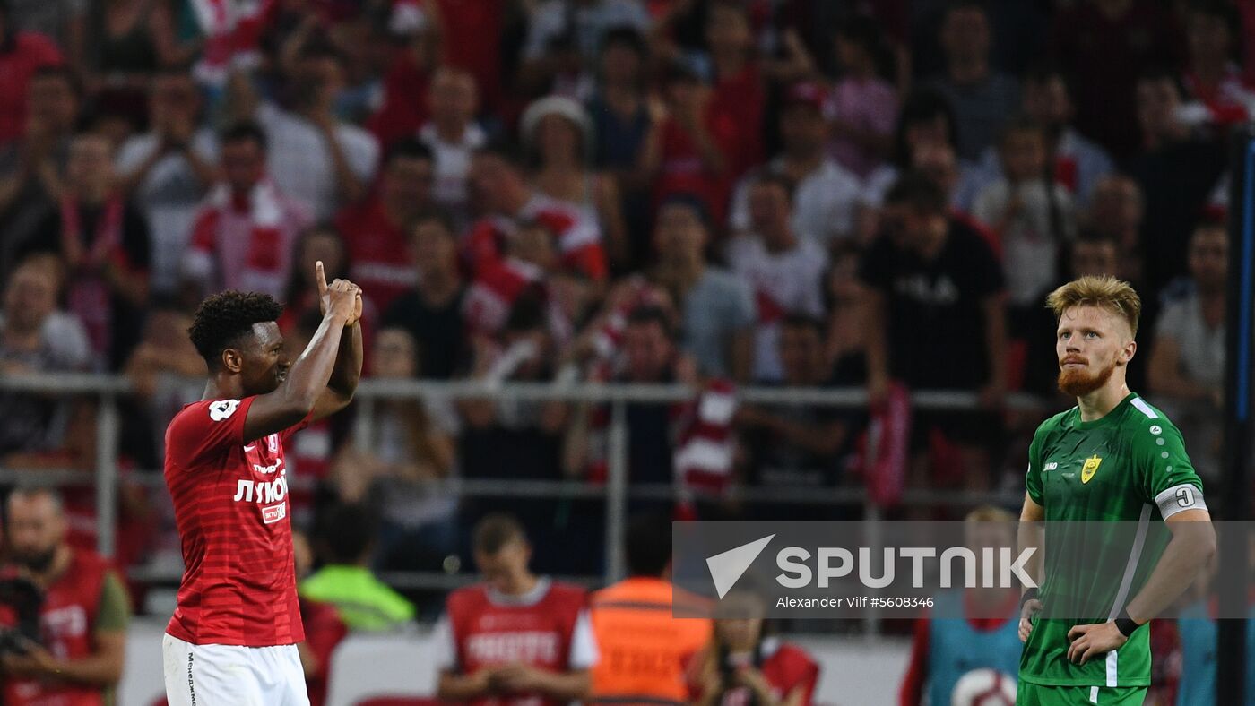 Football. Russian Premier League. Spartak vs. Anzhi