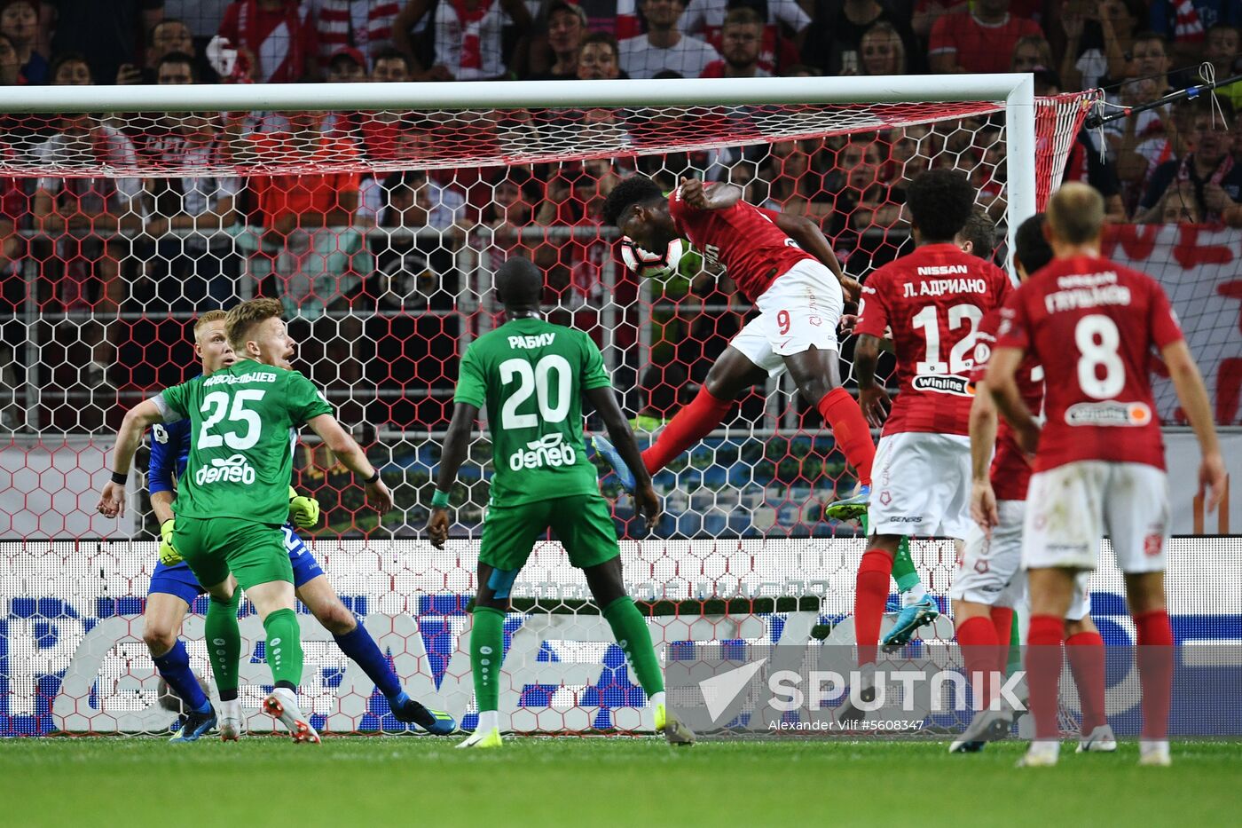 Football. Russian Premier League. Spartak vs. Anzhi