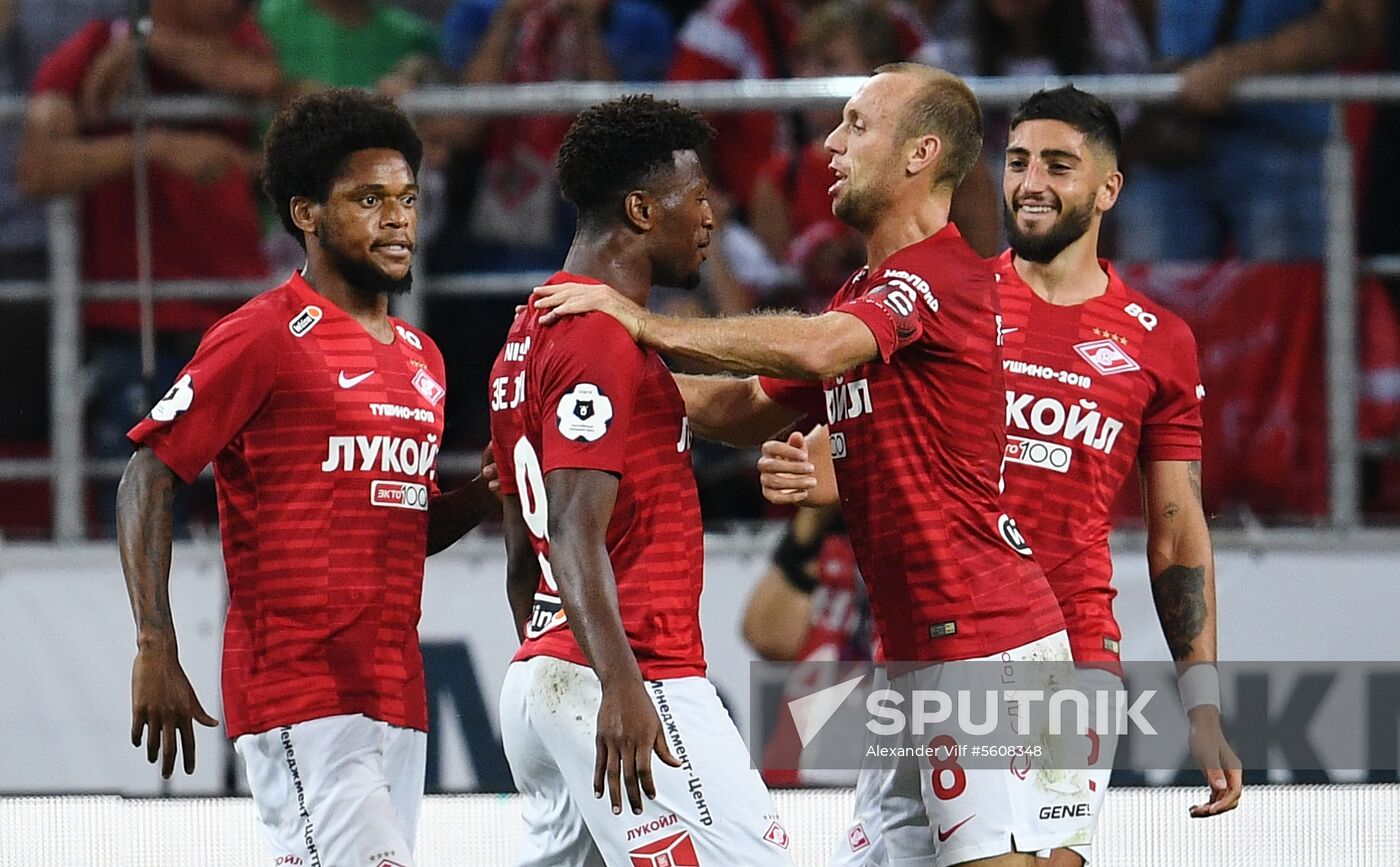 Football. Russian Premier League. Spartak vs. Anzhi