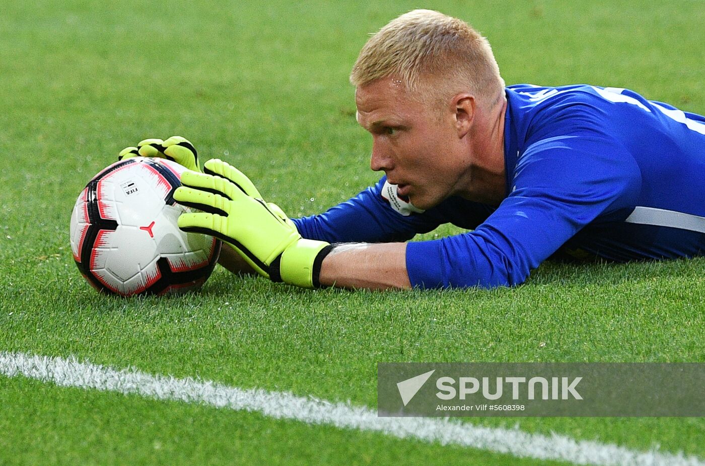 Football. Russian Premier League. Spartak vs. Anzhi