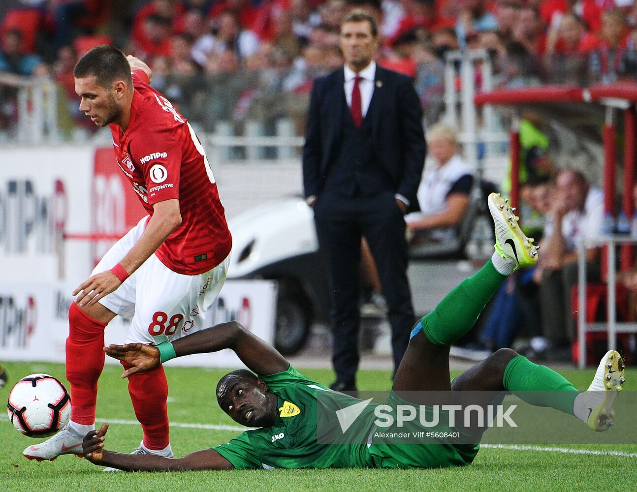 Football. Russian Premier League. Spartak vs. Anzhi