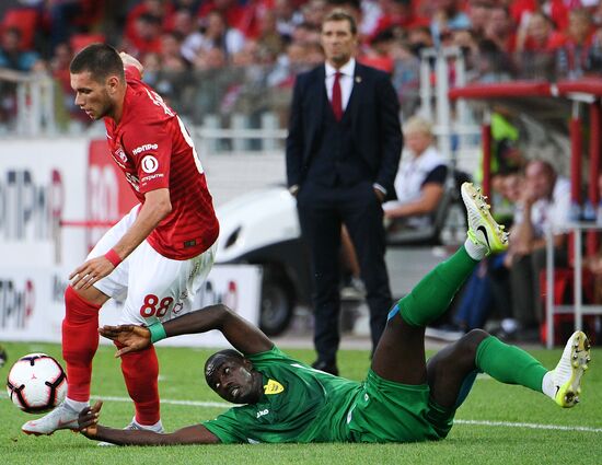 Football. Russian Premier League. Spartak vs. Anzhi