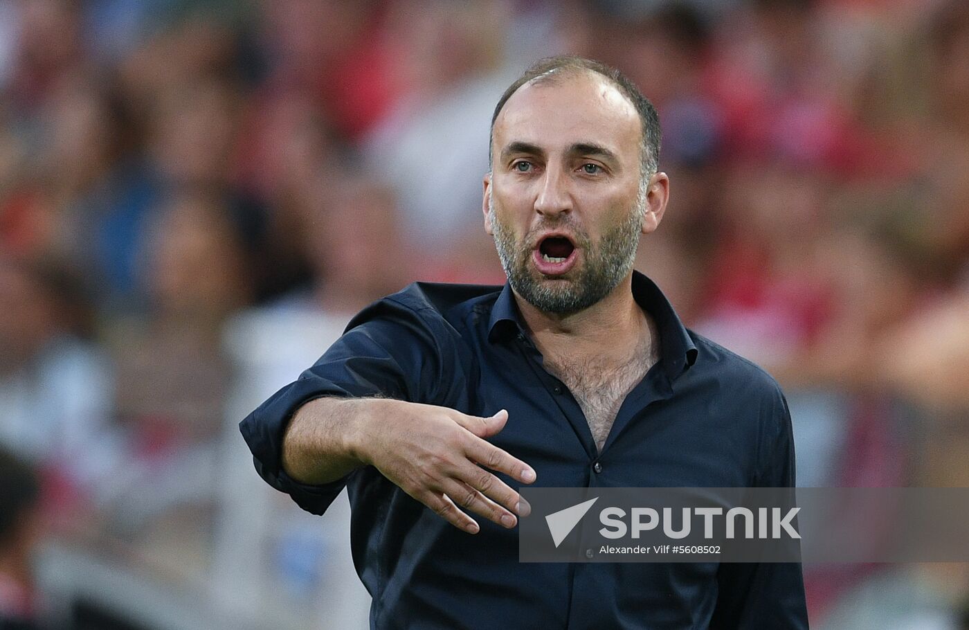 Football. Russian Premier League. Spartak vs. Anzhi