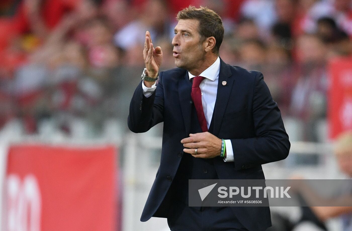 Football. Russian Premier League. Spartak vs. Anzhi