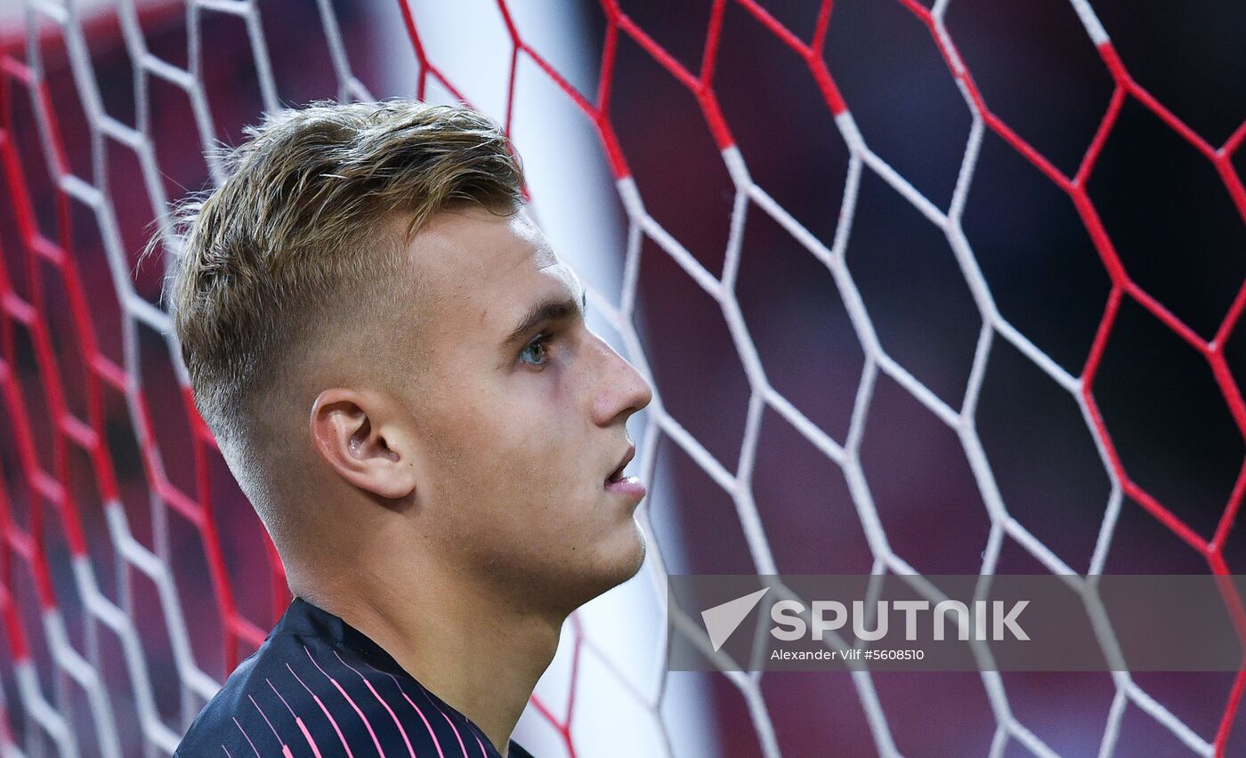 Football. Russian Premier League. Spartak vs. Anzhi
