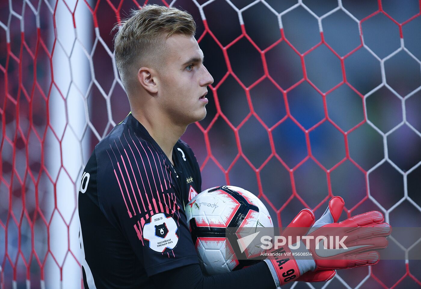 Football. Russian Premier League. Spartak vs. Anzhi