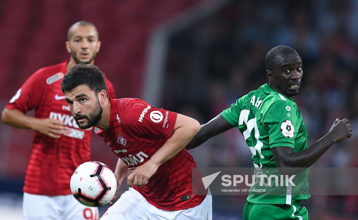 Football. Russian Premier League. Spartak vs. Anzhi