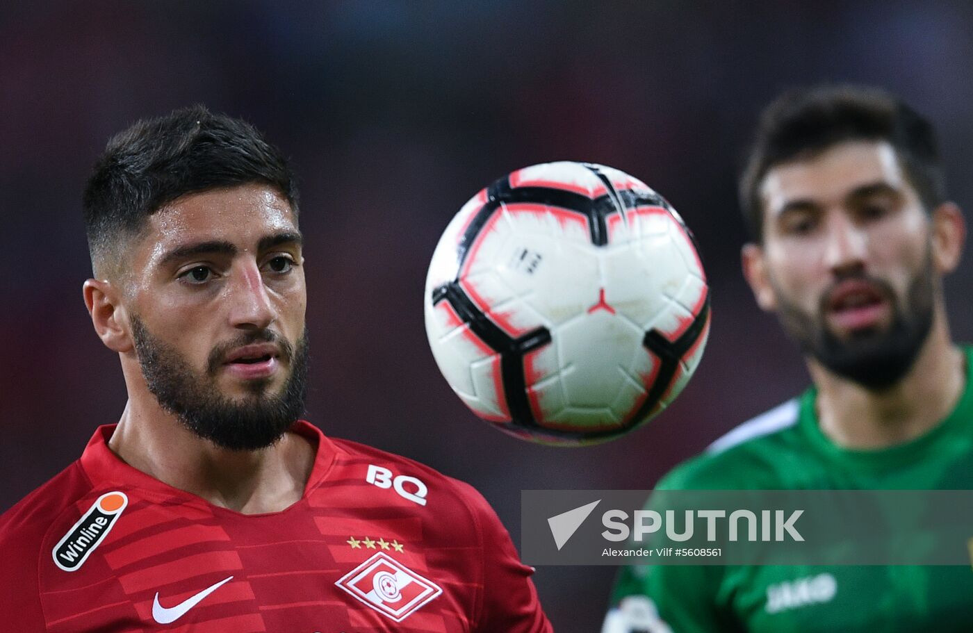 Football. Russian Premier League. Spartak vs. Anzhi