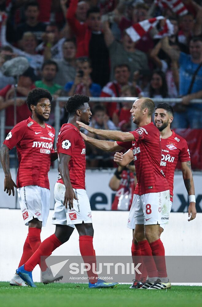 Football. Russian Premier League. Spartak vs. Anzhi