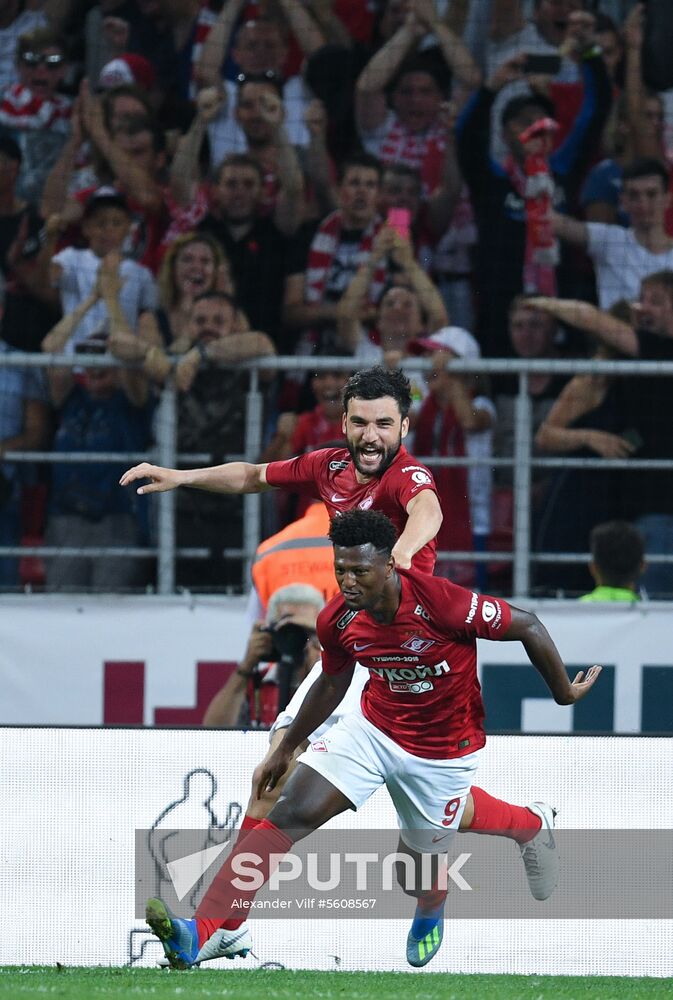 Football. Russian Premier League. Spartak vs. Anzhi