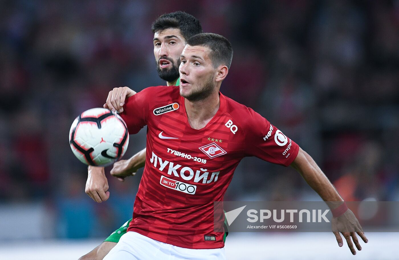 Football. Russian Premier League. Spartak vs. Anzhi