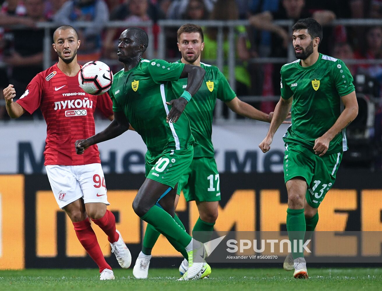 Football. Russian Premier League. Spartak vs. Anzhi