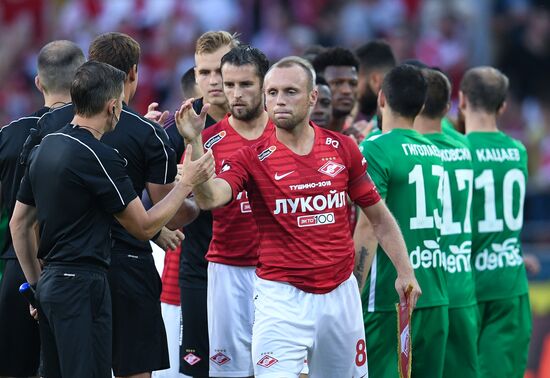 Football. Russian Premier League. Spartak vs. Anzhi