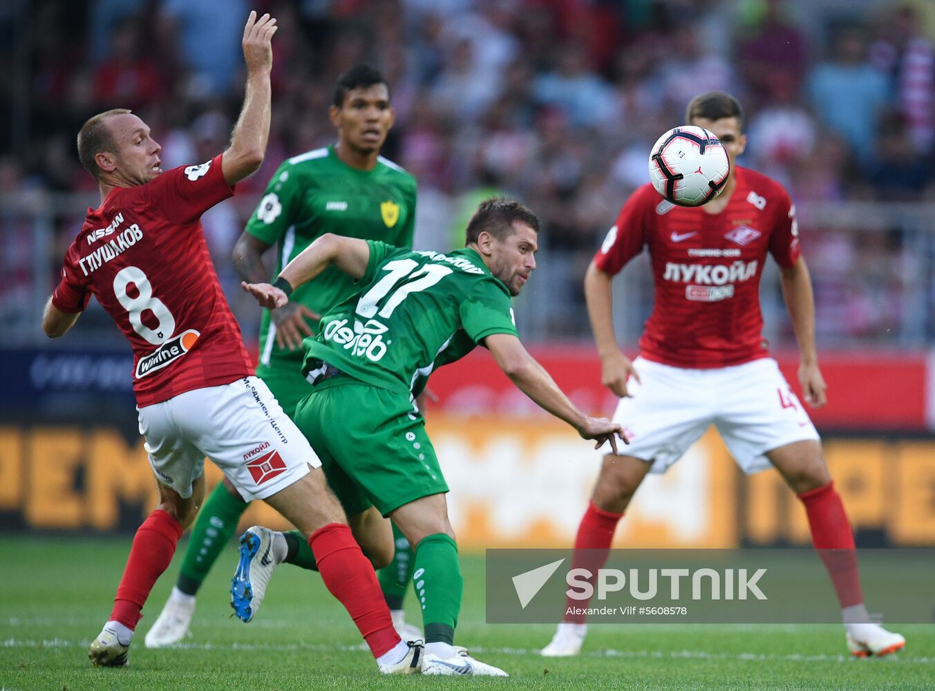 Football. Russian Premier League. Spartak vs. Anzhi