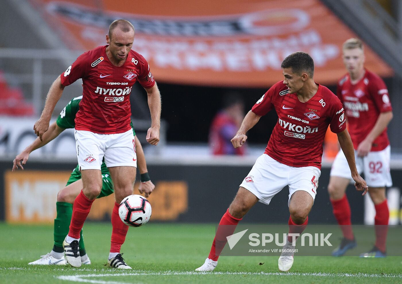 Football. Russian Premier League. Spartak vs. Anzhi
