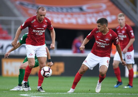 Football. Russian Premier League. Spartak vs. Anzhi