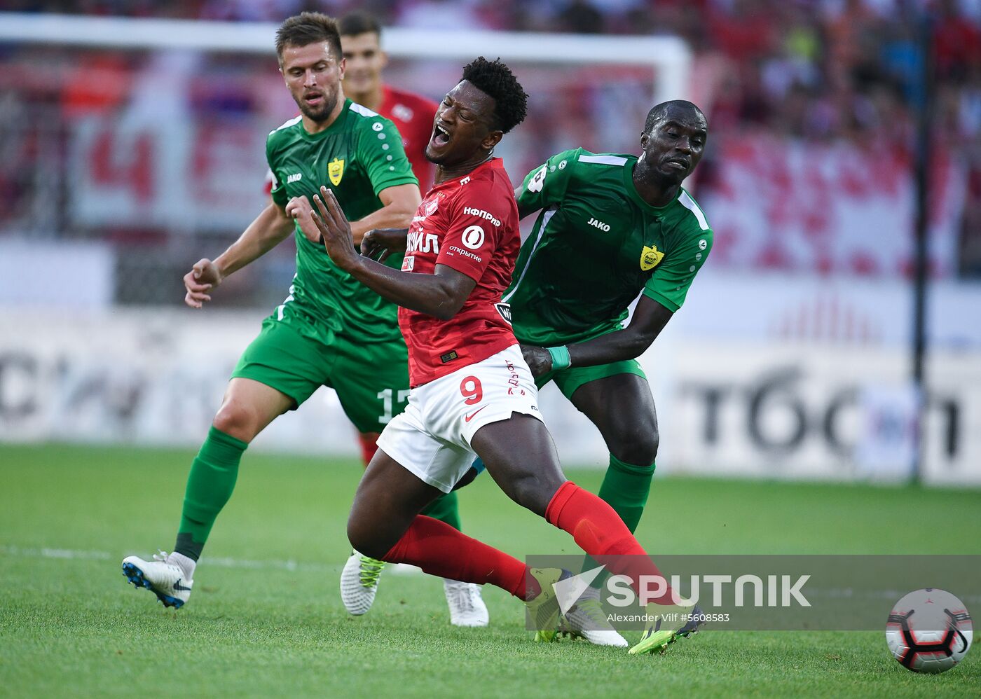 Football. Russian Premier League. Spartak vs. Anzhi
