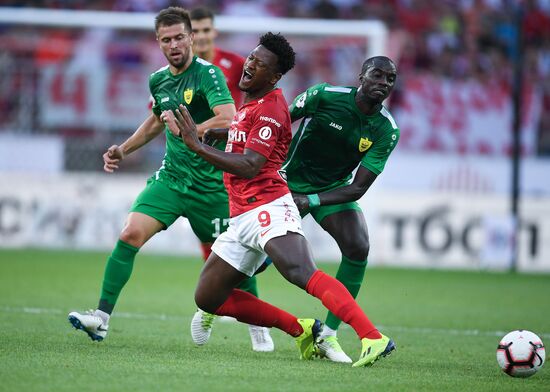 Football. Russian Premier League. Spartak vs. Anzhi
