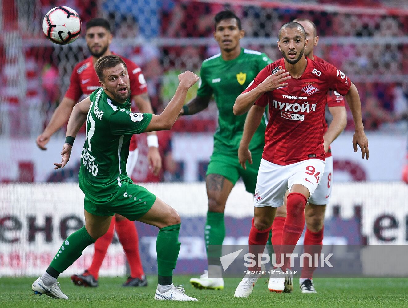 Football. Russian Premier League. Spartak vs. Anzhi