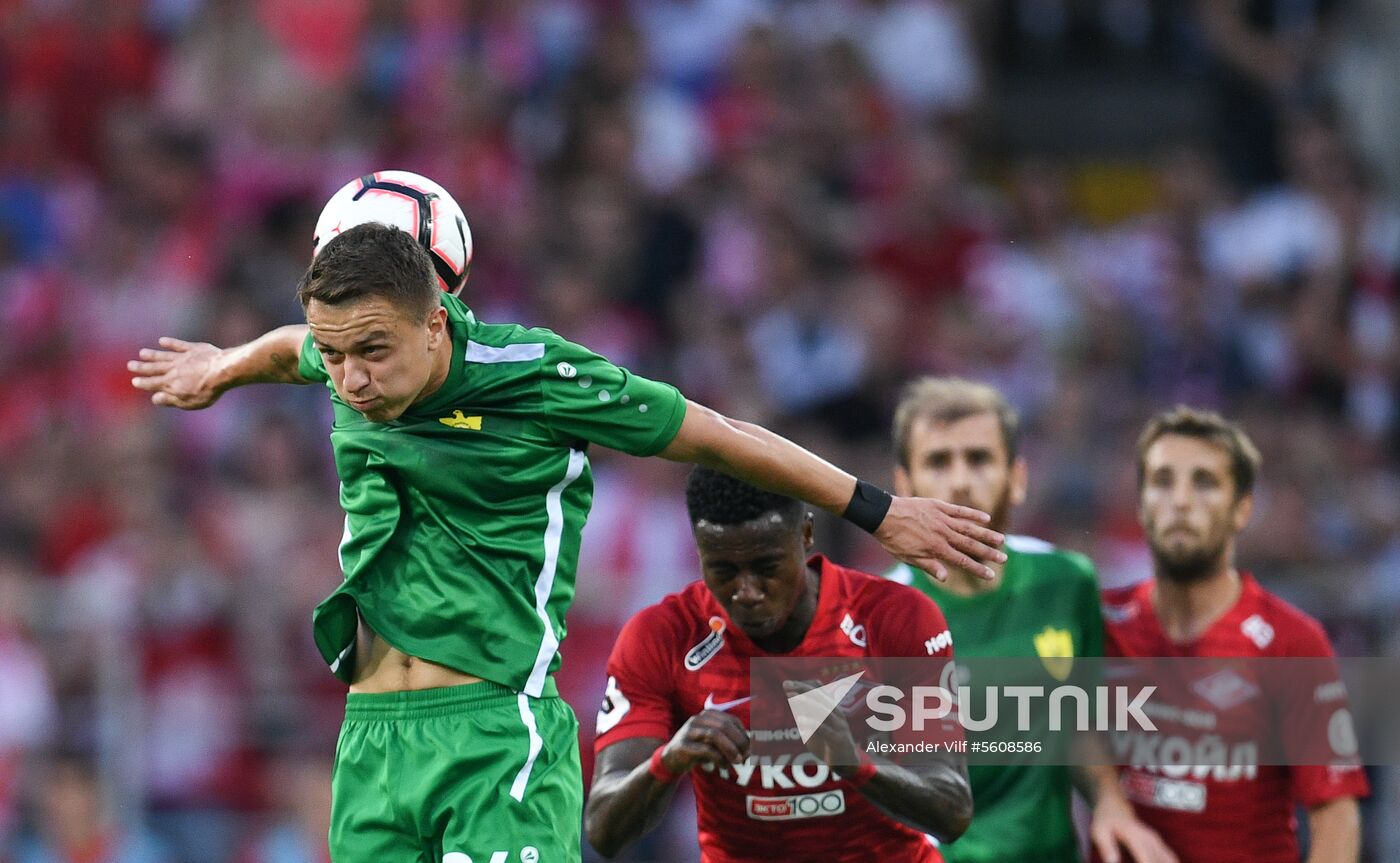 Football. Russian Premier League. Spartak vs. Anzhi