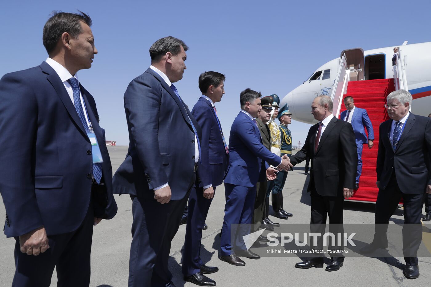 President Vladimir Putin attends Fifth Caspian Summit in Aktau, Kazakhstan