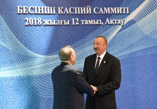 President Vladimir Putin attends Fifth Caspian Summit in Aktau, Kazakhstan