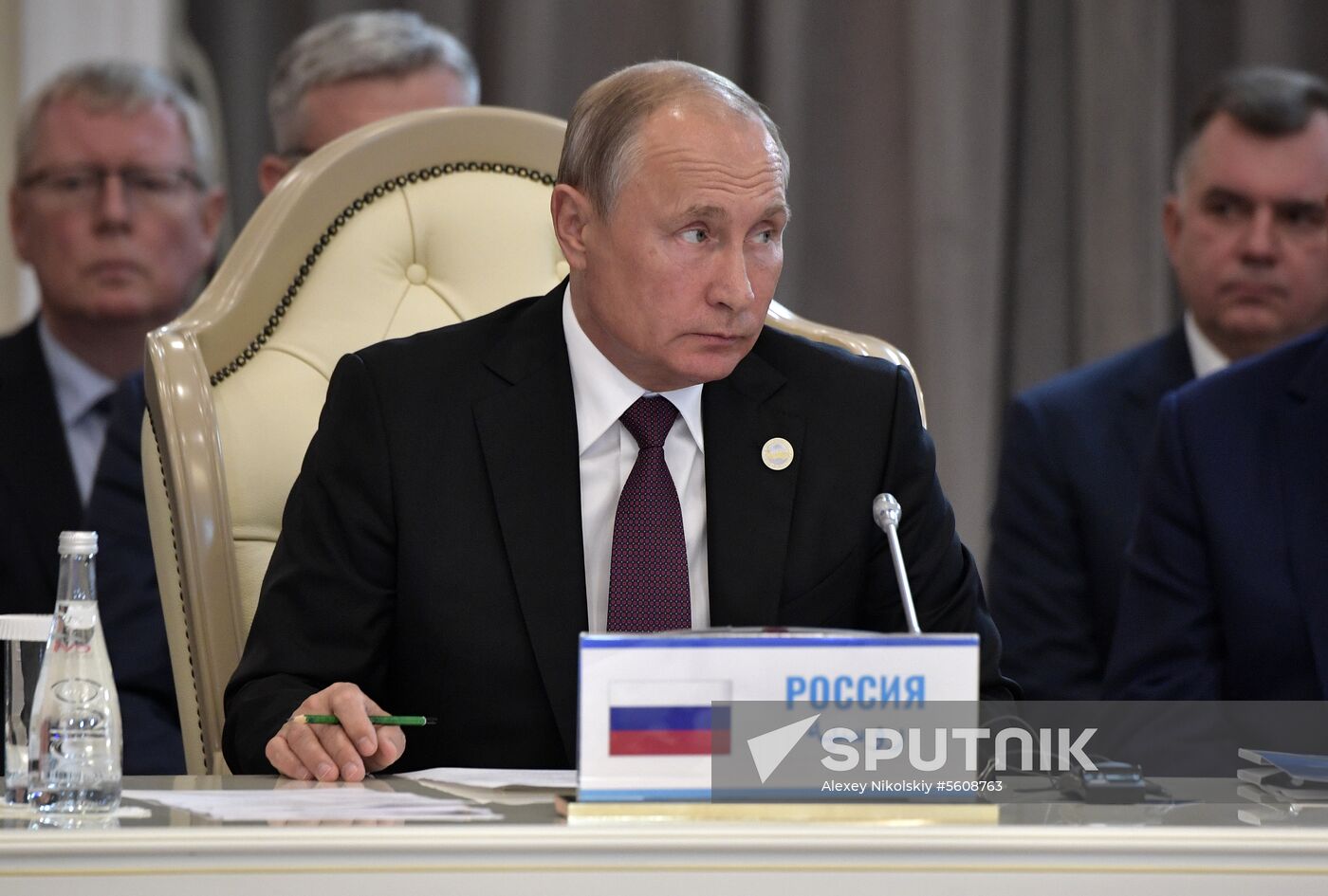 President Vladimir Putin attends Fifth Caspian Summit in Aktau, Kazakhstan