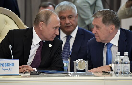 President Vladimir Putin attends Fifth Caspian Summit in Aktau, Kazakhstan