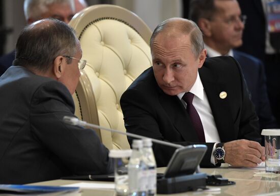 President Vladimir Putin attends Fifth Caspian Summit in Aktau, Kazakhstan