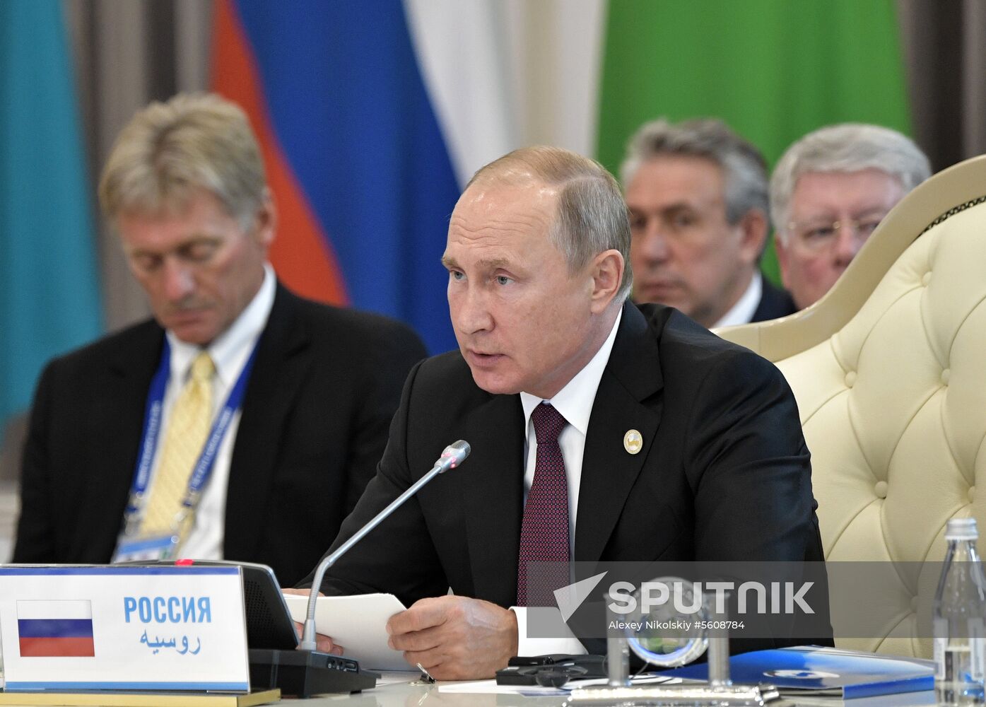 President Vladimir Putin attends Fifth Caspian Summit in Aktau, Kazakhstan