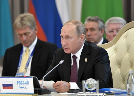 President Vladimir Putin attends Fifth Caspian Summit in Aktau, Kazakhstan