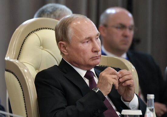 President Vladimir Putin attends Fifth Caspian Summit in Aktau, Kazakhstan