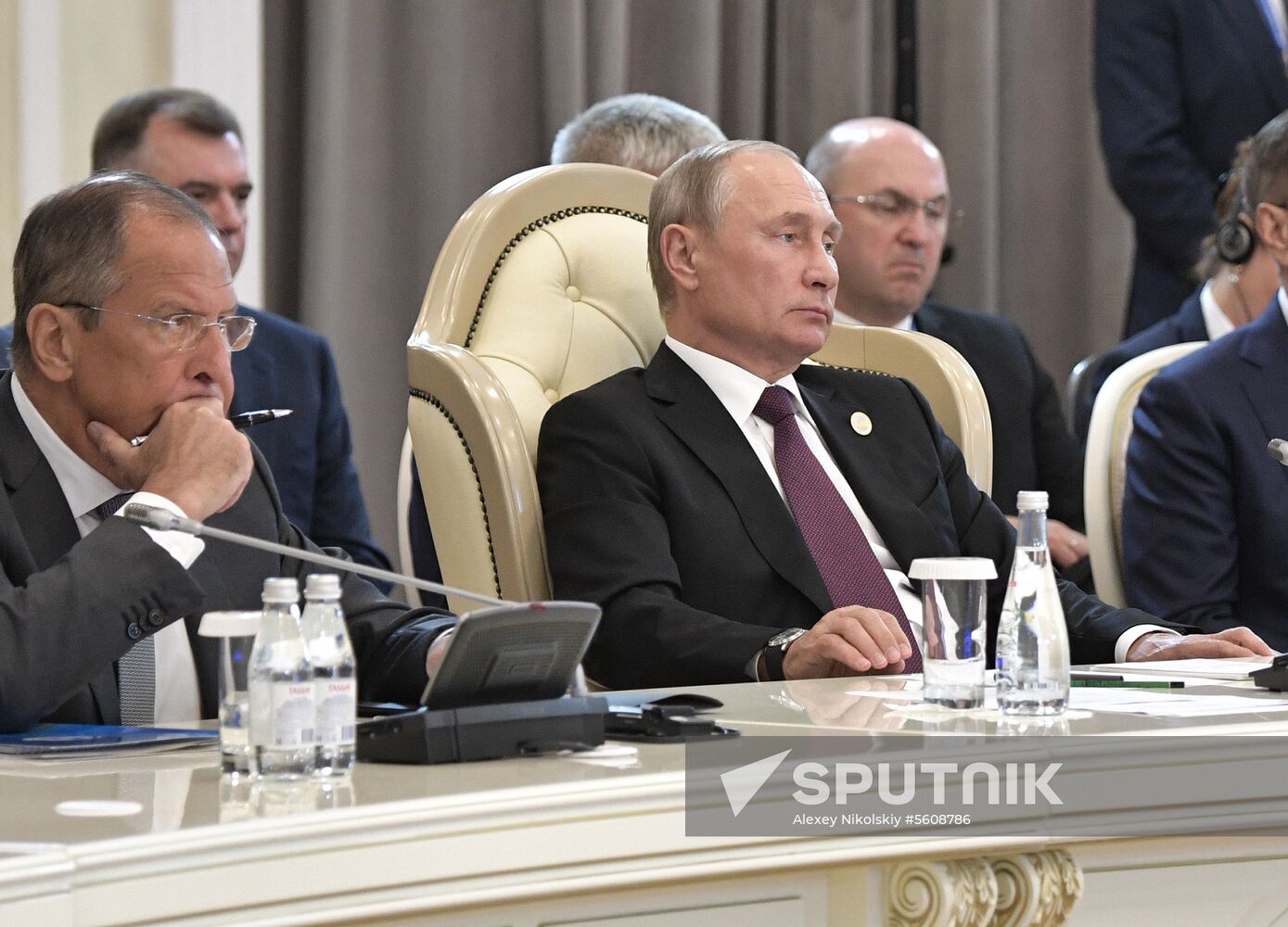 President Vladimir Putin attends Fifth Caspian Summit in Aktau, Kazakhstan