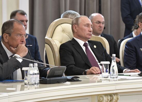 President Vladimir Putin attends Fifth Caspian Summit in Aktau, Kazakhstan