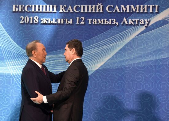 President Vladimir Putin attends Fifth Caspian Summit in Aktau, Kazakhstan