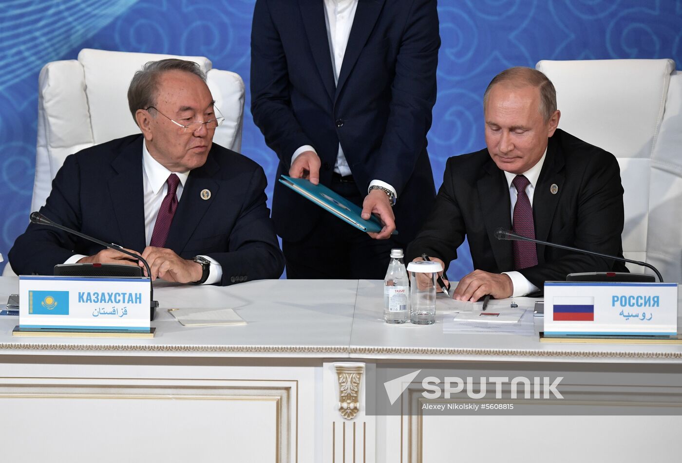 President Vladimir Putin attends Fifth Caspian Summit in Aktau, Kazakhstan