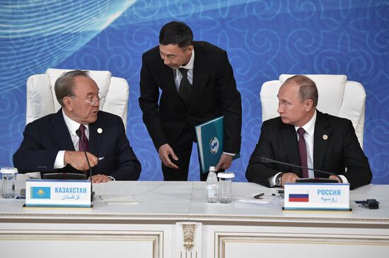 President Vladimir Putin attends Fifth Caspian Summit in Aktau, Kazakhstan