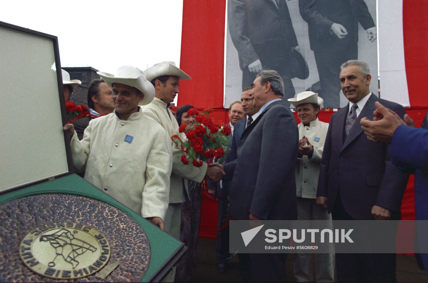 Leonid Brezhnev's visit to Poland