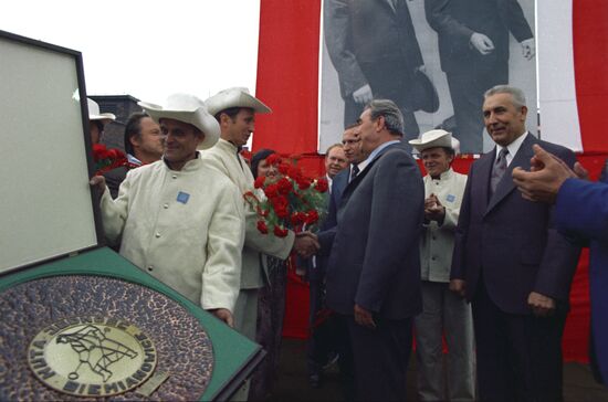 Leonid Brezhnev's visit to Poland