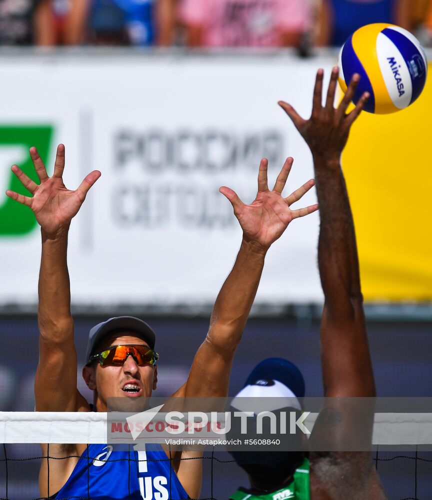 FIVB Beach Volleyball World Tour Moscow. Finals