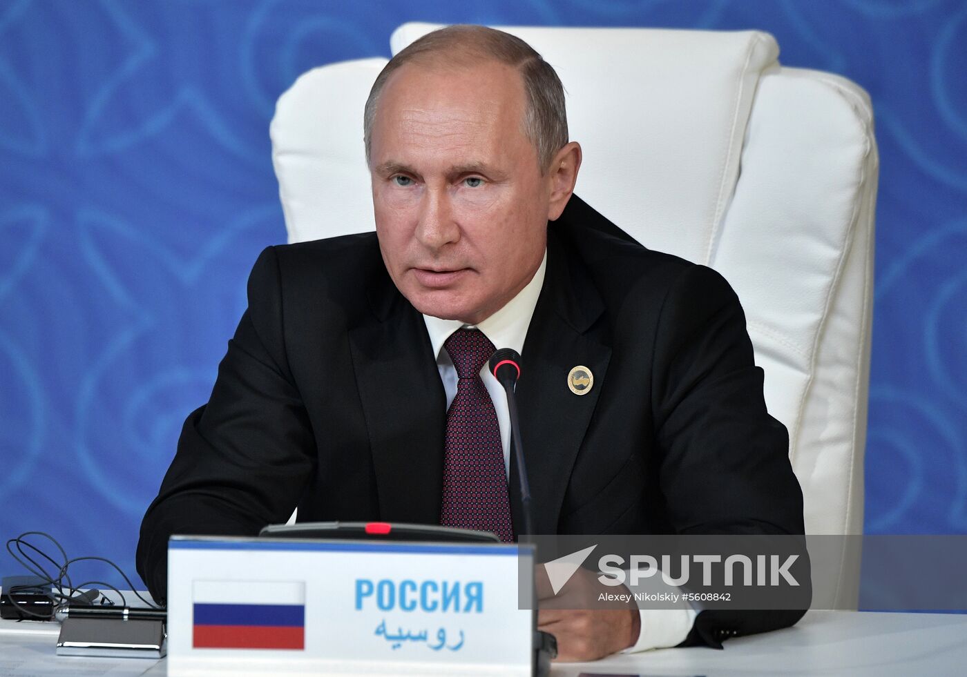 President Vladimir Putin attends Fifth Caspian Summit in Aktau, Kazakhstan