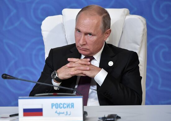 President Vladimir Putin attends Fifth Caspian Summit in Aktau, Kazakhstan