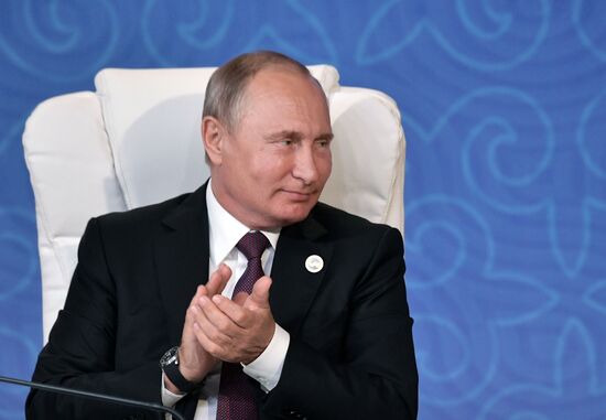 President Vladimir Putin attends Fifth Caspian Summit in Aktau, Kazakhstan