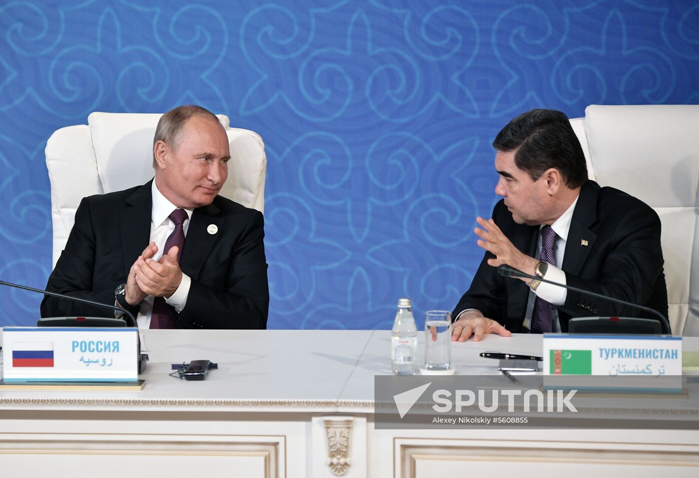 President Vladimir Putin attends Fifth Caspian Summit in Aktau, Kazakhstan