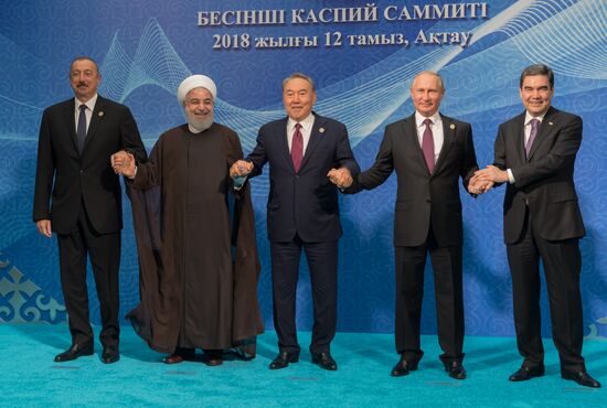 President Vladimir Putin attends Fifth Caspian Summit in Aktau, Kazakhstan