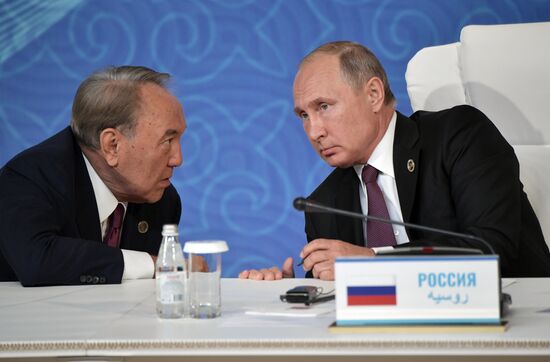 President Vladimir Putin attends Fifth Caspian Summit in Aktau, Kazakhstan